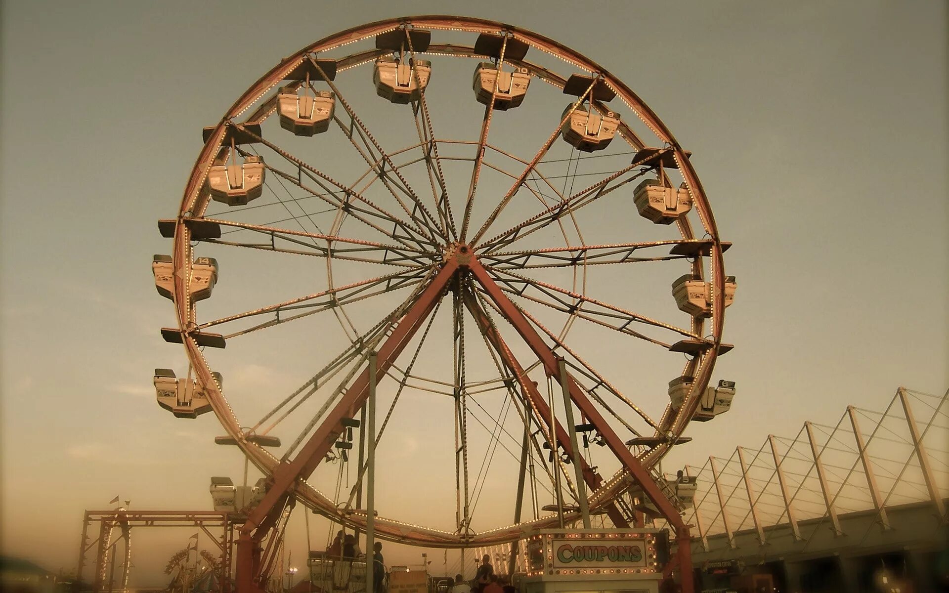 He wants on a big wheel