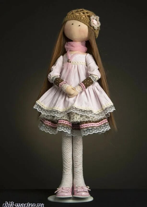 Купить шитье куклы. Тряпичная интерьерная кукла. Модные текстильные куклы.