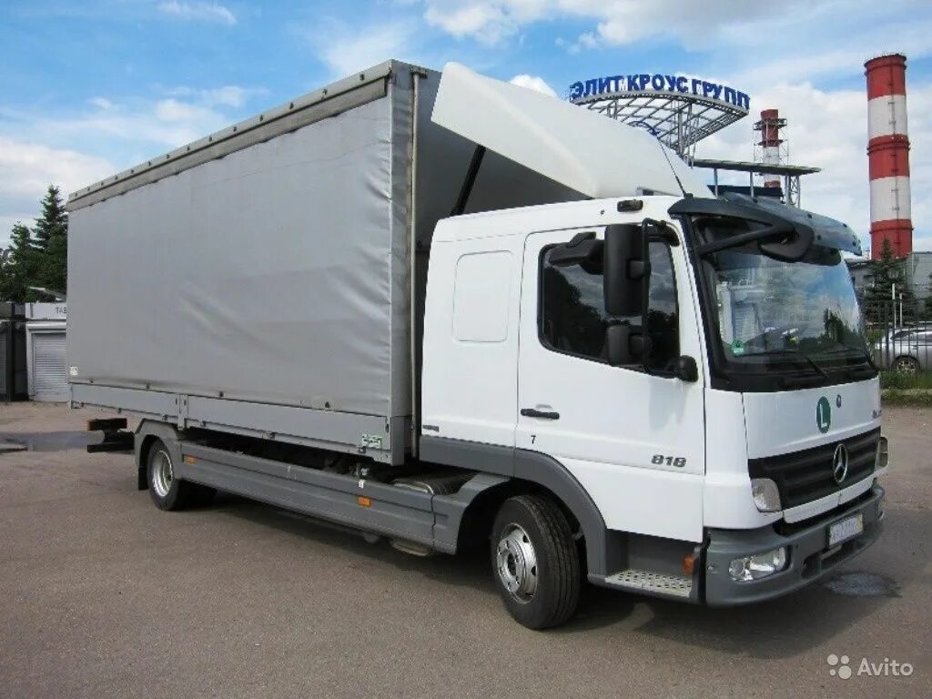 Купить б у грузовик на авито. Mercedes Benz Atego 2010. Atego 818. Мерседес Атего 818. Мерседес 818 тент.