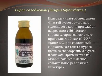 Корень солодки раствор