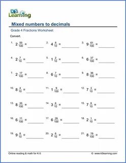 Numbers 4 grade