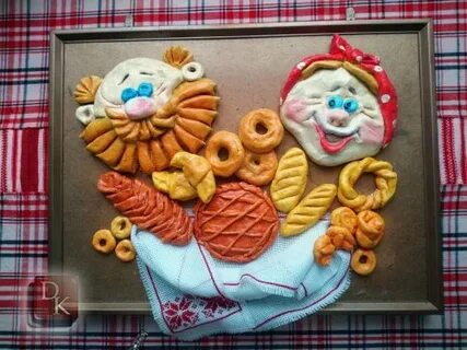 Масленица из соленого теста своими руками