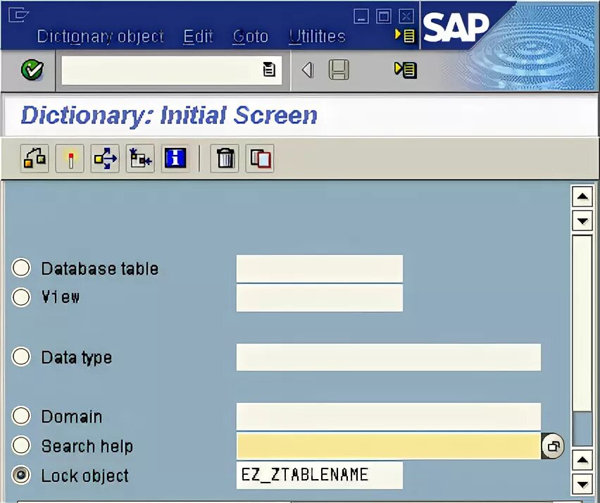 Dictionary object