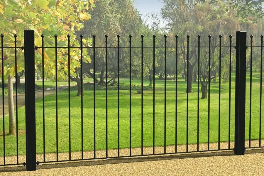 Заборы и ограждения. Металлический забор. Железный забор. Забор из прутка металлического.