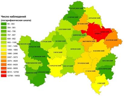 Брянск область площадь
