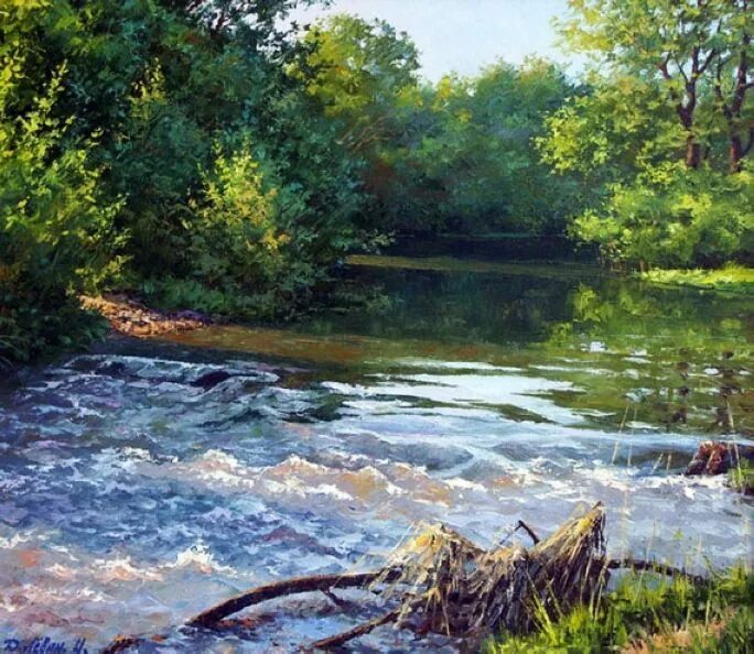 Река живопись. Речные пейзажи маслом. Картины с рекой. Картины с рекой. Картины с рекой.