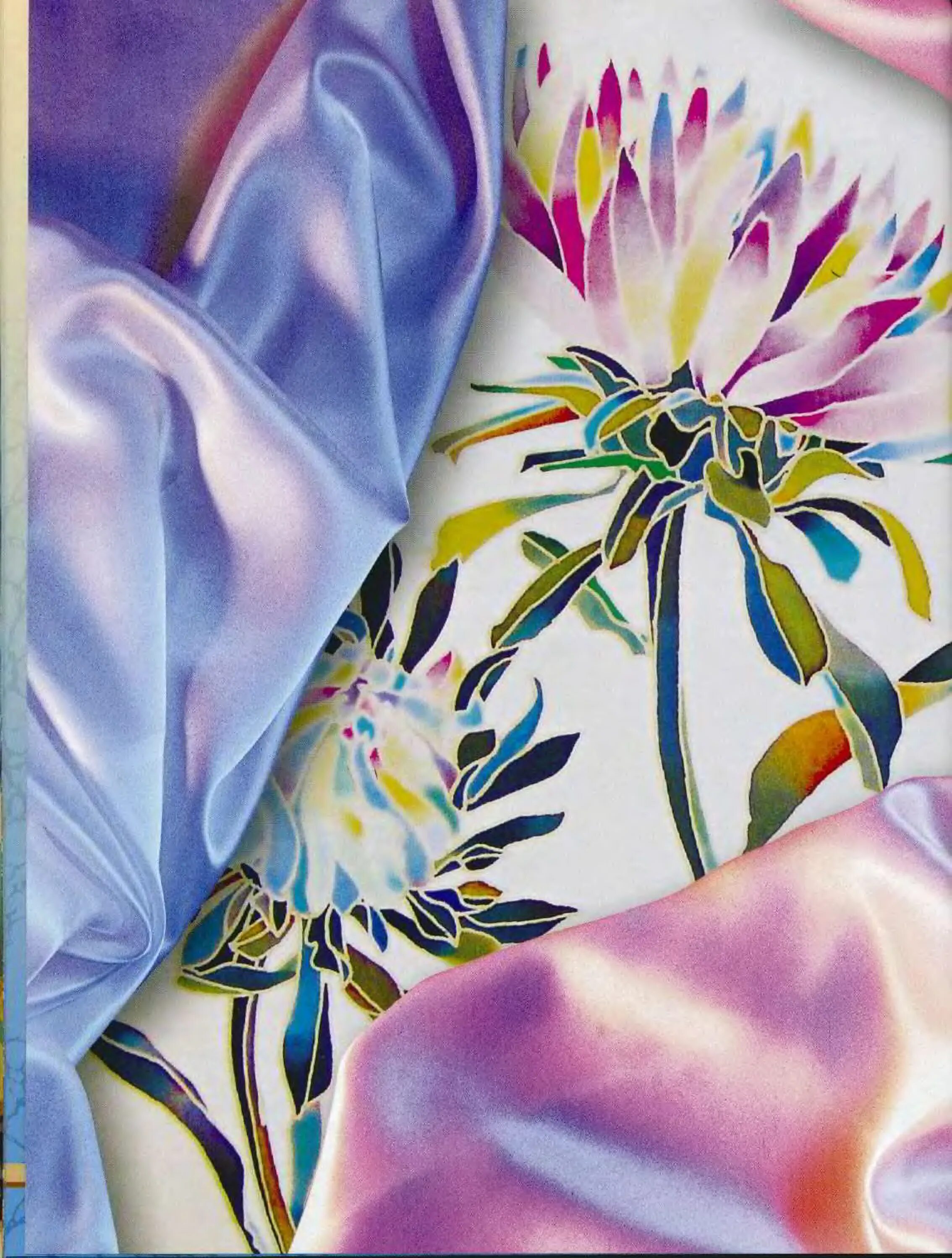 Изделия выполненные в технике батика