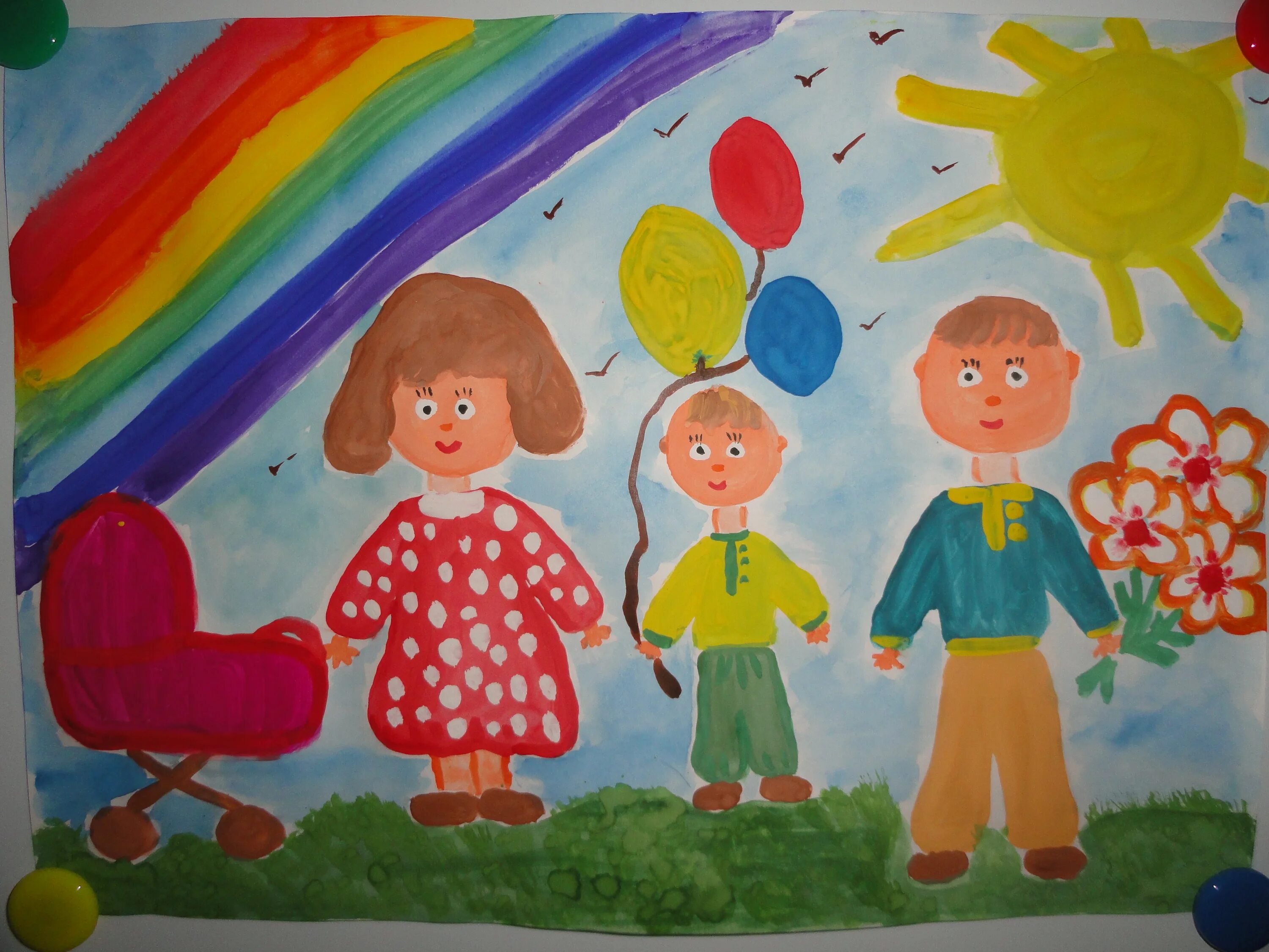 Детские рисунки. Рисунок семьи детский. Рисование в детском саду. Детство рисунок. Детский рисунок на день детей