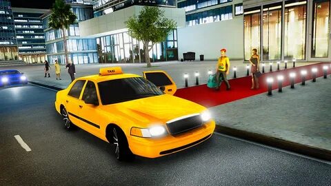 Driving taxi city