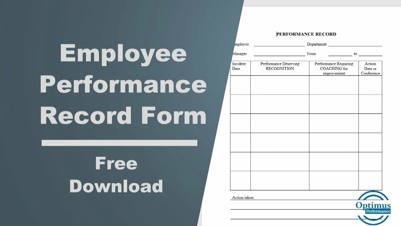 Performance log