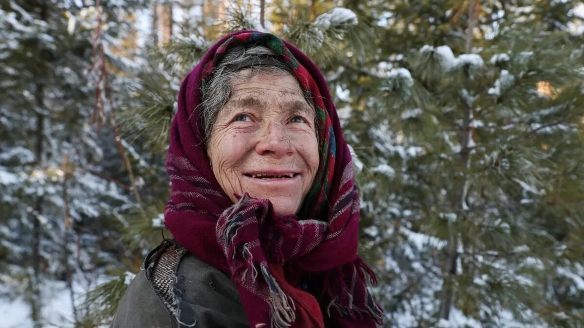 Женщина которая живет в тайге