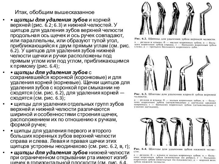 Какими щипцами удаляют зубы