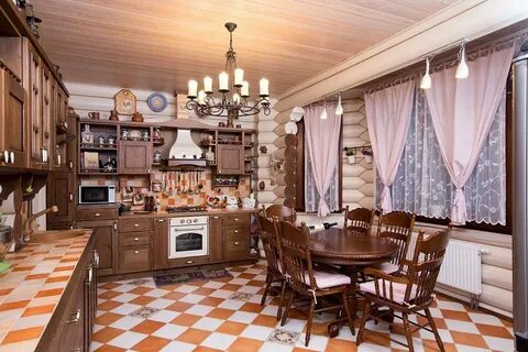 Интерьеры кухни загородных домов фото