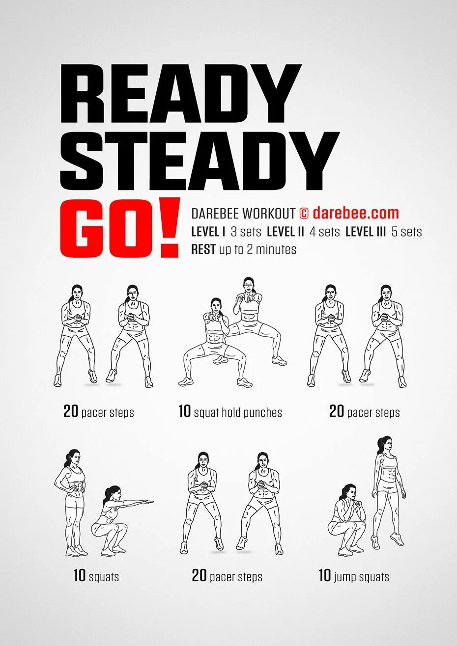 Ready steady go перевод на русский. DAREBEE Workouts гири. Рэди Стэди гоу. Ready, steady, go!. Go Workout шрифт.