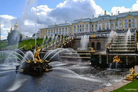 Большой Каскад в Петергофе - 65 фото.