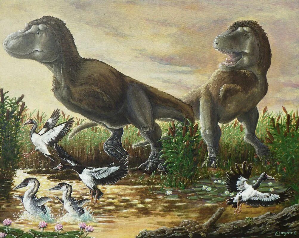 Птицы потомки. Флеров палеоарт. Горгозавр палеоарт. Вегавис динозавр. Теропод Юрского периода.