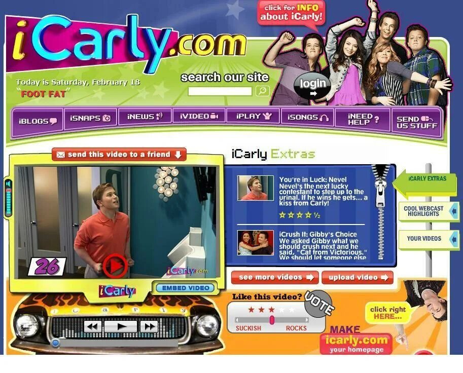 Curious carly 18. ICARLY игра. ICARLY site. АЙКАРЛИ Харпер.