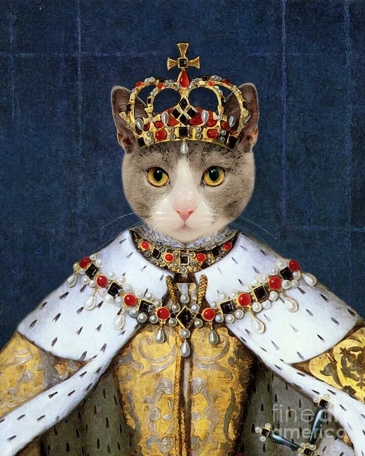 Кошечки королевы. Королевская кошка. Кошка Королева. Король кошек. Кот в царской короне.