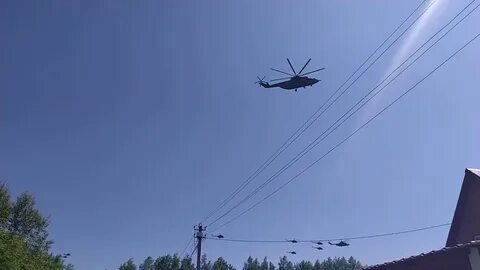 Пролет вертолетов