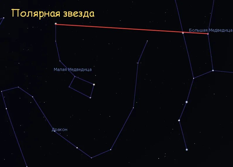Полярная звезда по Ковшу большой медведицы. Звезды в созвездии малой медведицы. Созвездие ковш малой медведицы. Наиболее яркая звезда в созвездии малая Медведица. Большая медведица видна