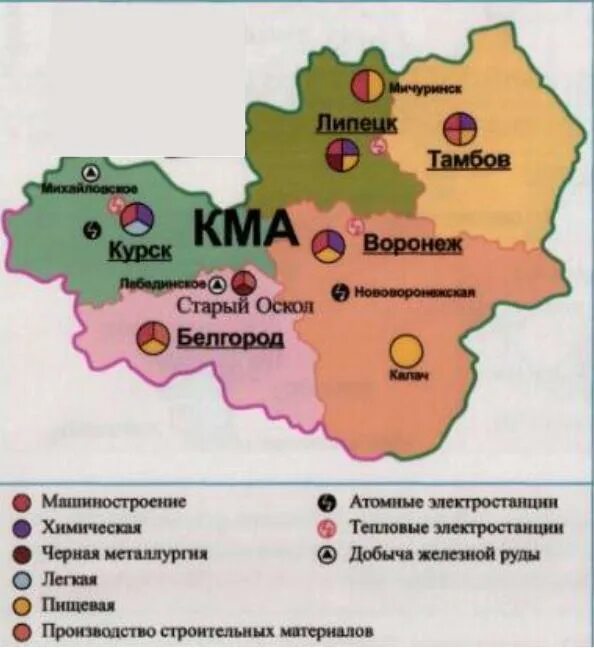 Отрасли специализации центральной рф. Карта промышленности Центрально Черноземного района. Центры промышленности. Отрасли специализации Центрально Черноземного. Центрально-Чернозёмный экономический район промышленность.