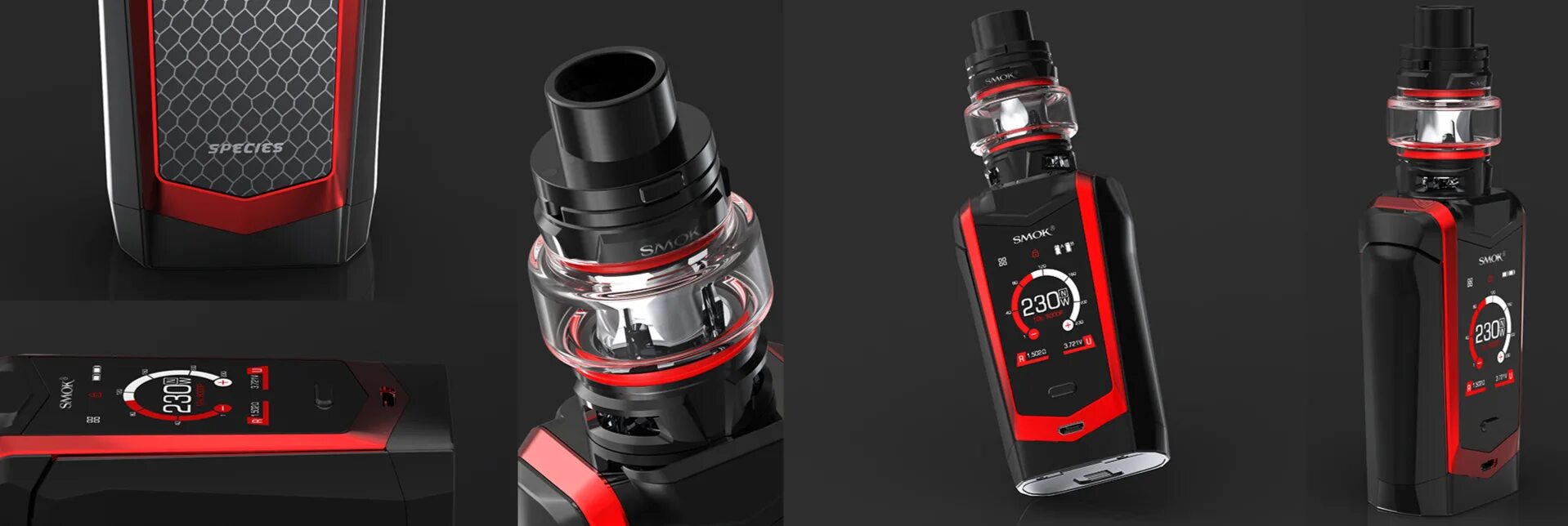 Смок вид. Бак Smok tfv8 Baby v2. Смок 230 ватт. Smoke species Kit 230w. Смок специес кит 230.