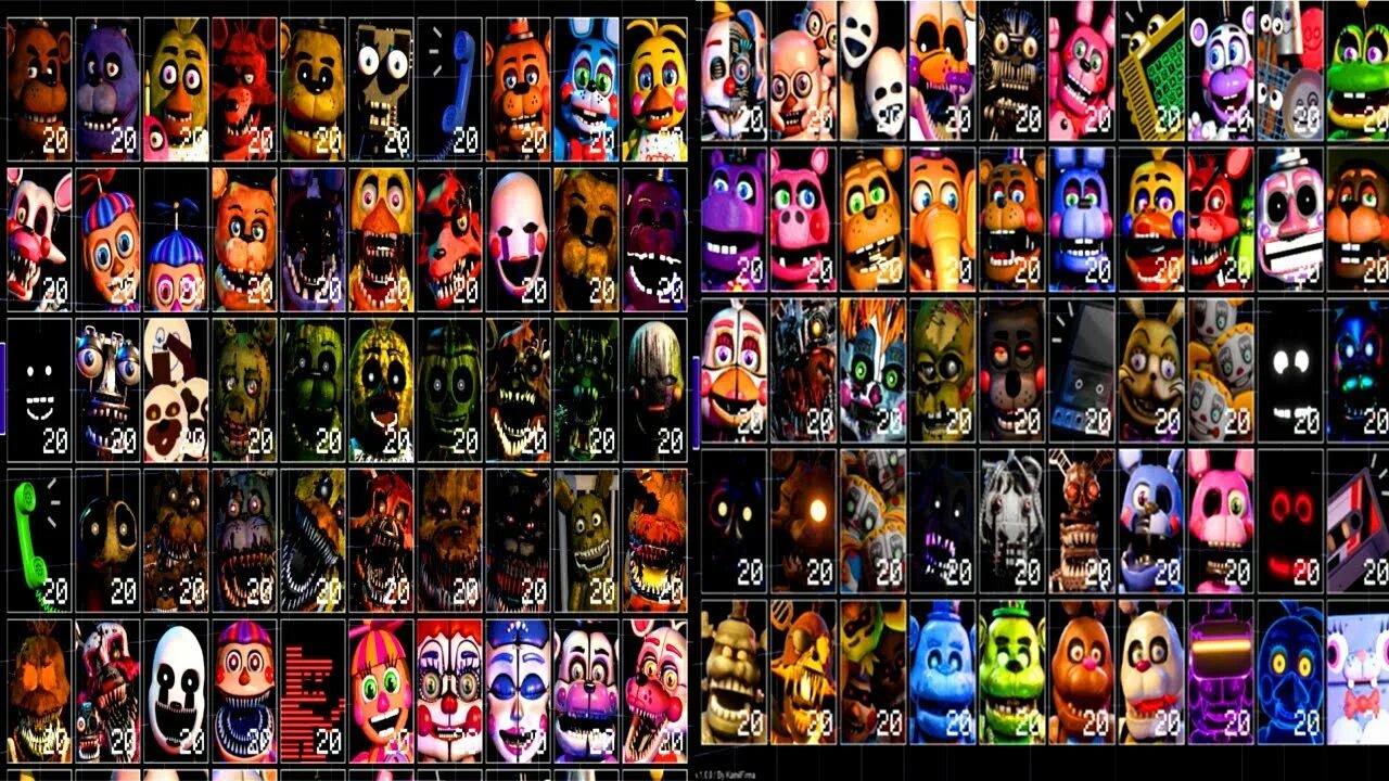 Ultra custom. Фнаф ультра кастом найт. ultra custom night. челленджи для ультра кастом найт.