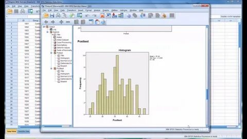 Spss нормальность распределения