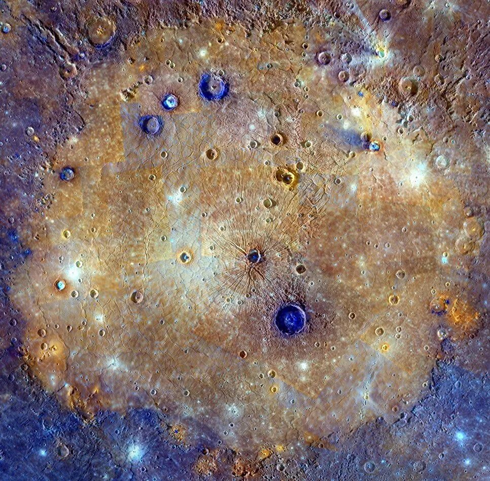 Самый большой объект в солнечной системе. Меркурий кратер Калорис. Планета Меркурий НАСА. Бассейн Калорис. Кратер Калорис на Меркурии.