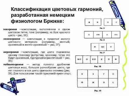 4 классификации цвета