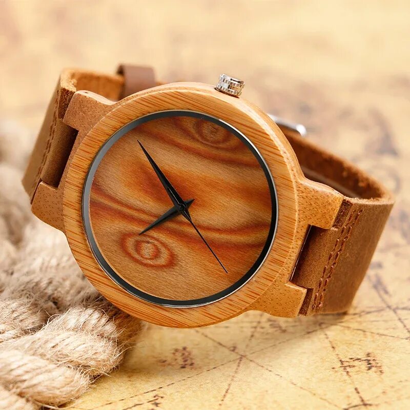 Watch natural. Genuine Leather часы ручные. Часы с деревом на циферблате наручные. Часы бамбук. Предметное фото часы.