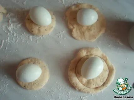 Корзиночки с яйцом