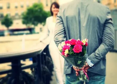 Цветы девушке на первом свидании