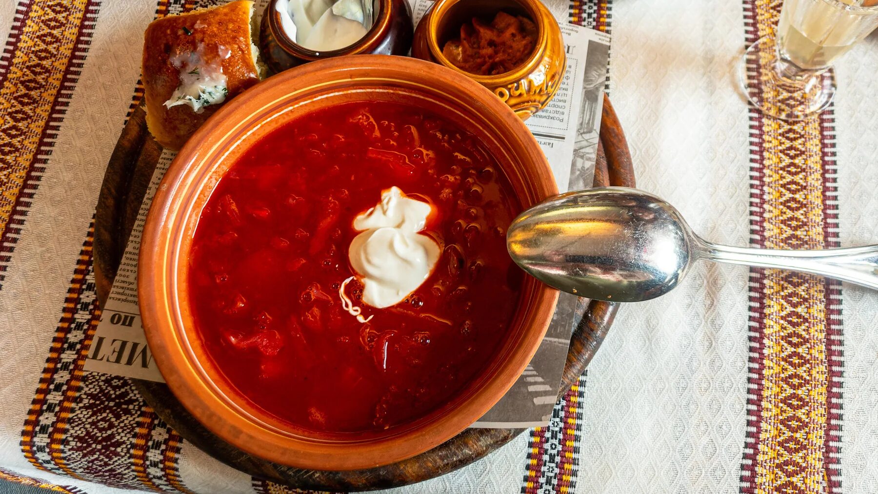 Как сохранить цвет борща