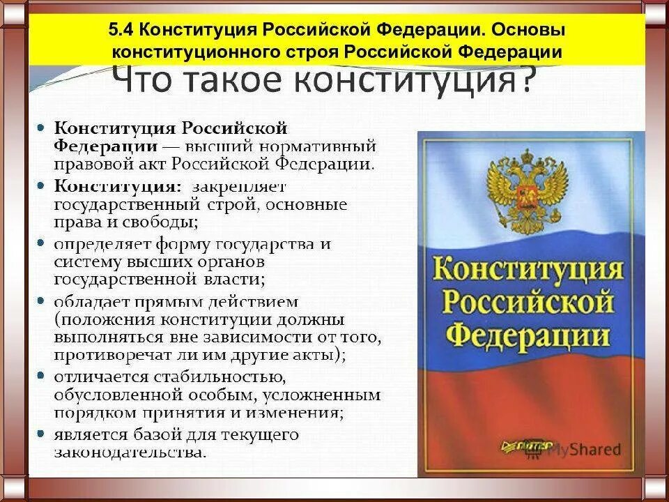 Определяет основы статуса гражданина рф. Конституция РФ. Основы государства по Конституции. Конституционный Строй РФ. Основы Конституции России.