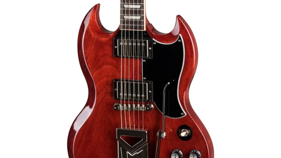 Sg гитара купить. SG Standard '61 Maestro Vibrola. Gibson SG Maestro Vibrola. Gibson SG Standard. Электрогитара Гибсон СГ.