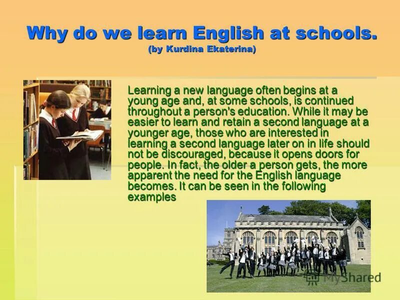 Why we learn English language. Why do we learn English. Why do i learn English сочинение. Эссе по теме "why do i Love my School?".