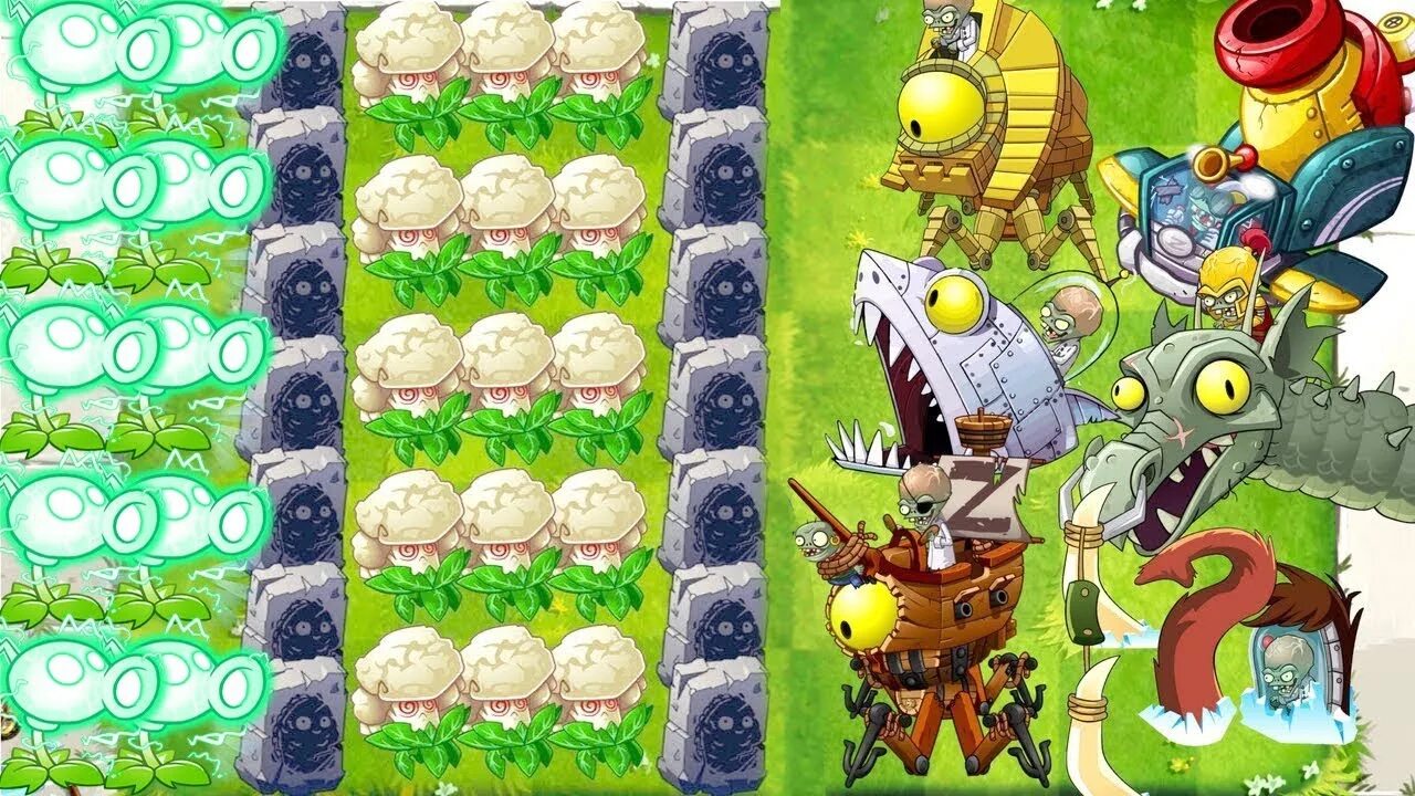 Electric Peashooter PVZ 2. PVZ 2 Caulipower. Caulipower Plants vs Zombies 2. Сад дзен растения против зомби. Секретные зомби растения против зомби