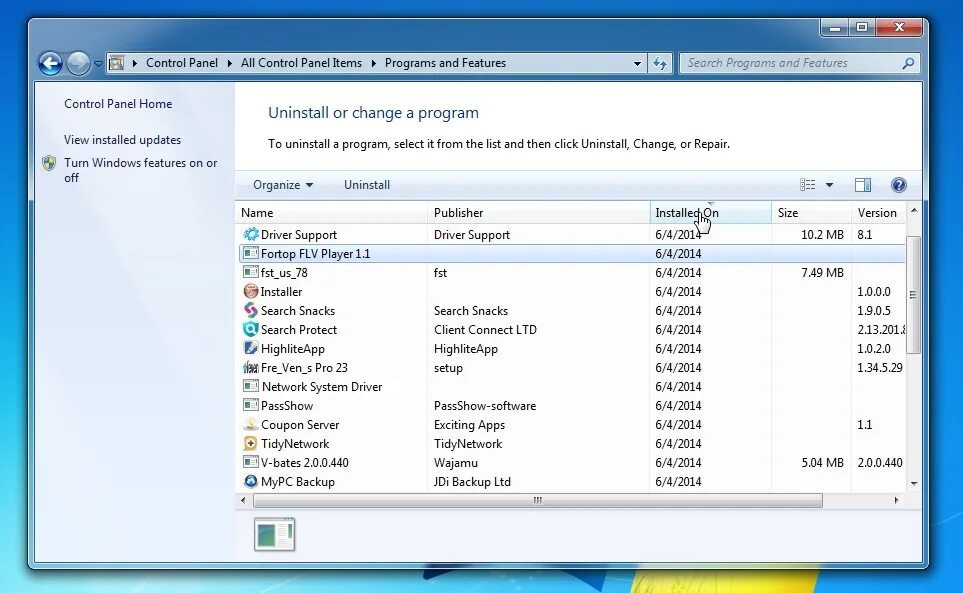 Network systems driver. Uninstall programs. программы для компьютера. как удалить network graphics. removed\ картинки.