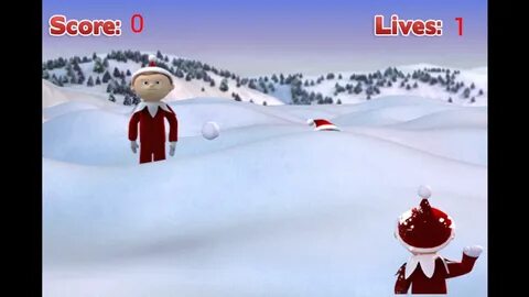 Музыка на игру снежки на новый год
