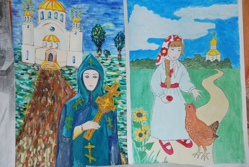 древняя русь глазами детей. охрименко екатерина красота божьего мира. конкурс православных рисунков. конкурс православных рисунков. прекрасный божий мир.