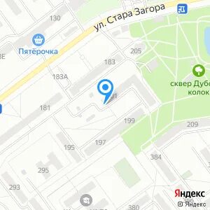 Стара загора самара на карте