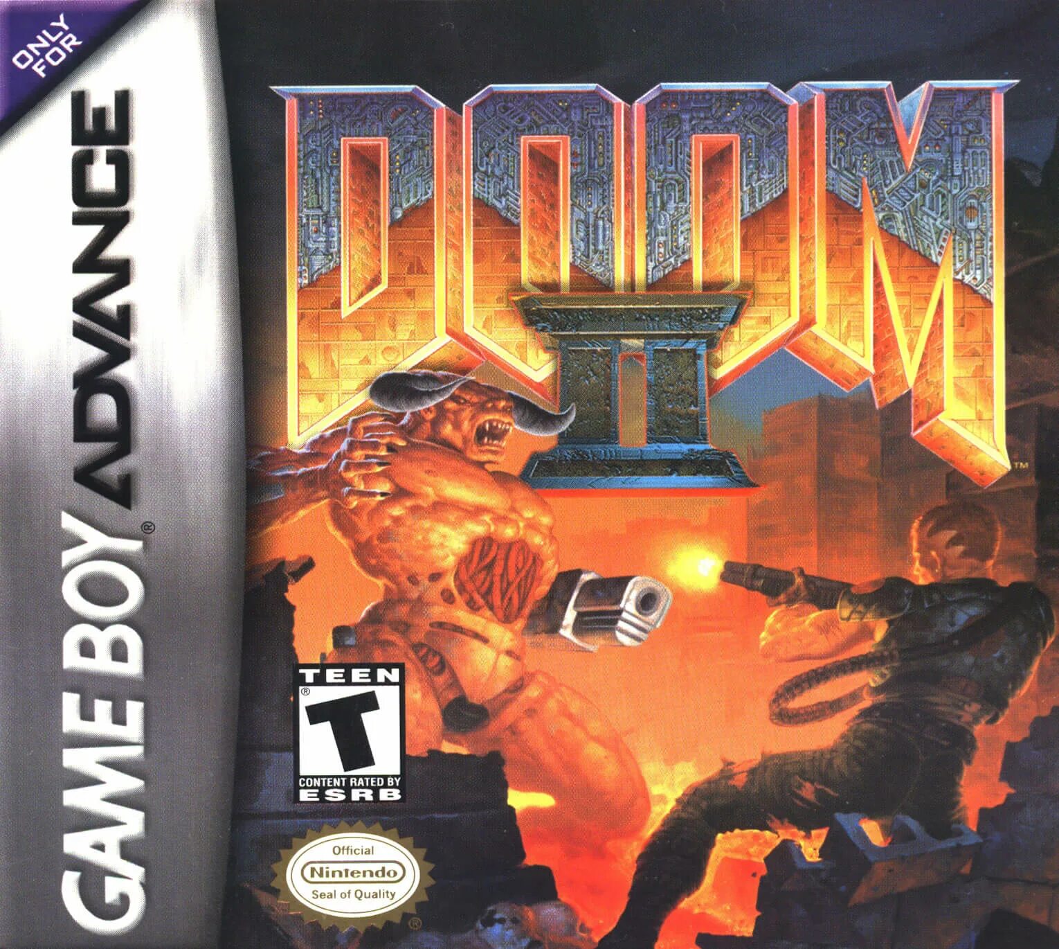 Gba roms rus. Doom 2 GBA. Doom 2 для GBA (game boy). Дум на геймбой.