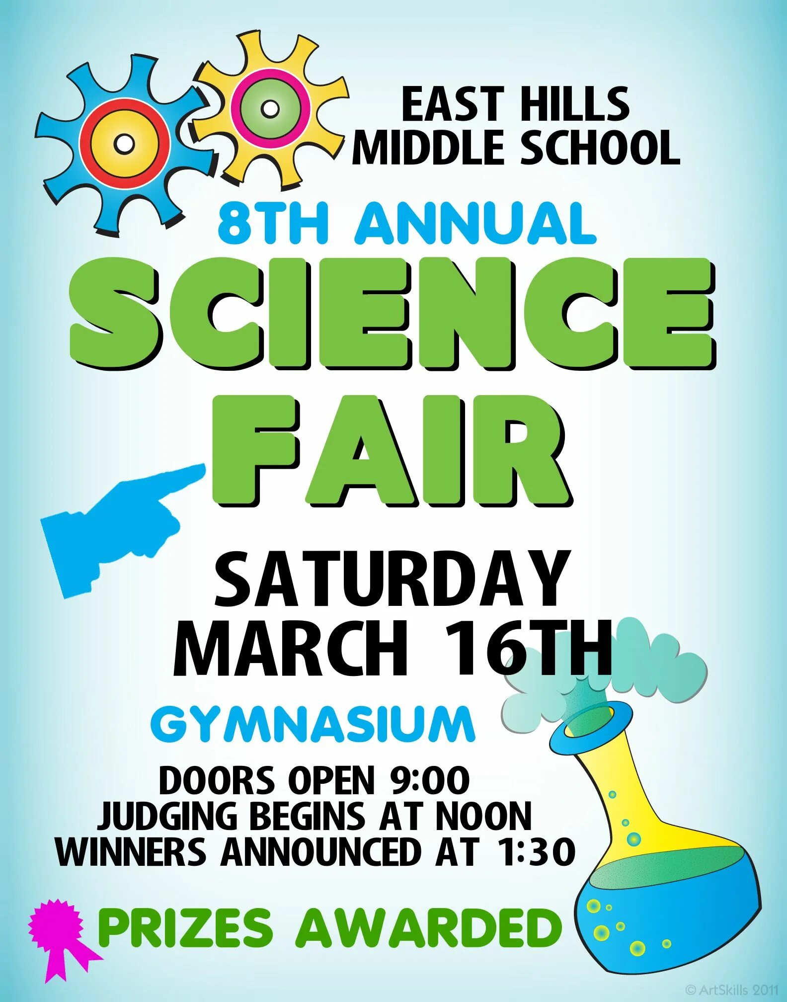 Project poster. Science Project posters. Science Fair poster. Science Fair banner.