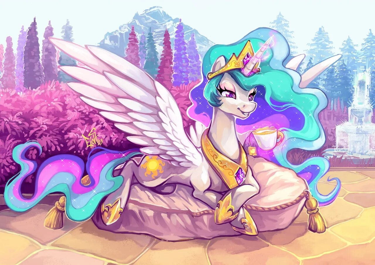 Как выглядит селестия. Принцесса селестия / princess celestia. селестия пони. my little pony селестия. mlp принцесса селестия.