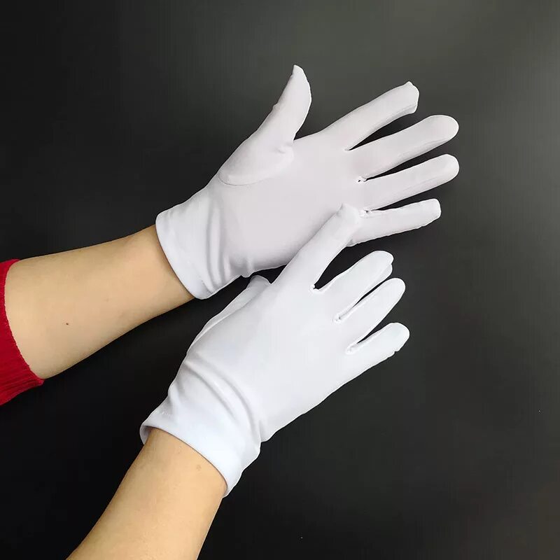 Перчатки fraas Basic 684272. Белые шелковые перчатки. Перчатки тонкие. Перчатки ювелирные.