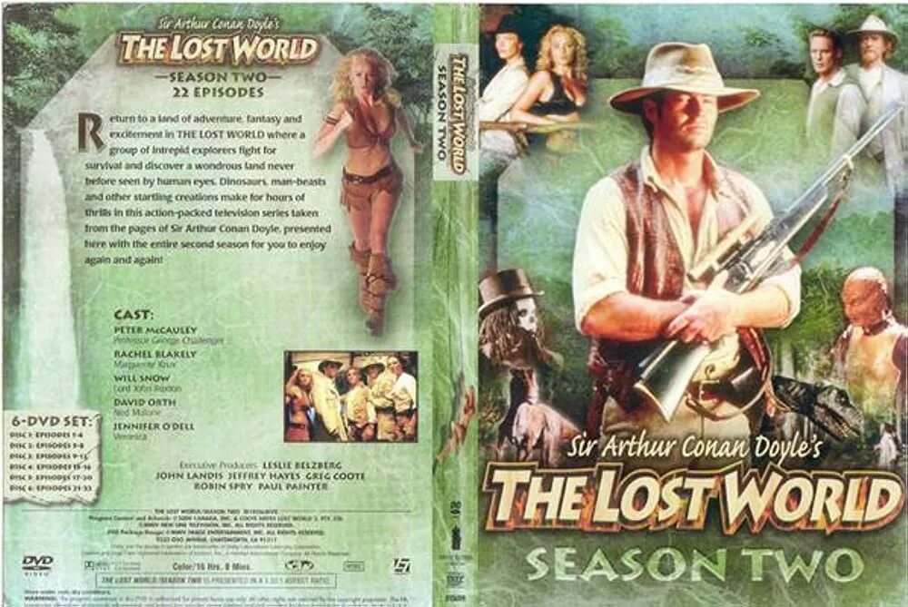 S lost world. Затерянный мир / the Lost World (1999 - 2002). DVD the Lost World.