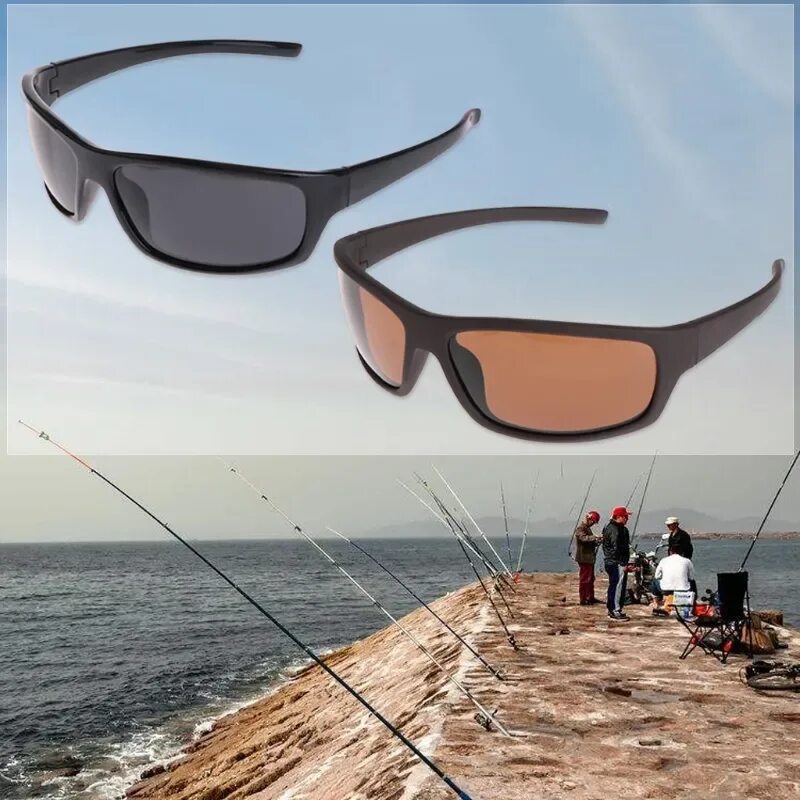 Мужские поляризованные солнцезащитные очки. Очки Polarized Sunglasses. Polarized 100% UV.Protection мужские. Поляризованные очки для рыбалки.