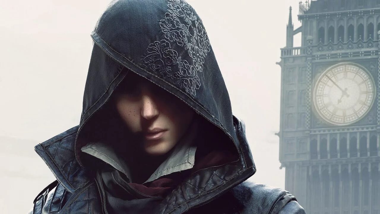 Ассасин крид человек. Evie Frye. Ассасин в капюшоне. Толстовка Assassin's Creed с капюшоном. Длинноволосый ассасин.