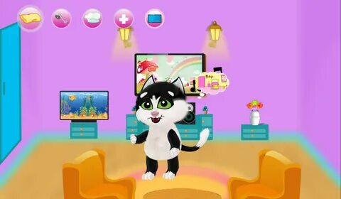 Игра где ухаживаешь за котом